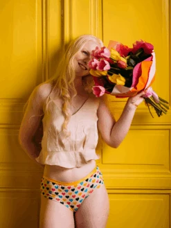 Lustige Hipster-Damenhöschen Bunte Herzen -Dedoles Colorful Hearts 4