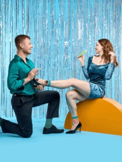 Lustige Nylonsocken Bunte Kleckse 13 Lustige Nylonsocken Bunte Kleckse -Dedoles Colorful Splotches 3