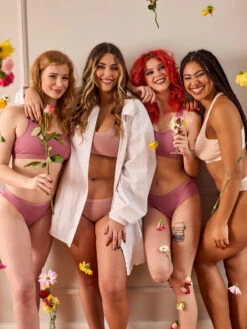 Cremefarbene Damenbralette -Dedoles Cream and Cappucino Brown and Old Rose 2 1