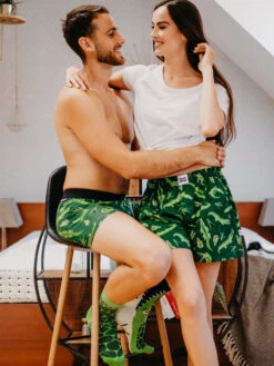 Lustige Shorts Für Männer Krokodil -Dedoles Crocodile 11