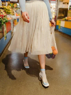 Nylonsocken Kristallblau -Dedoles Crystal Blue 4