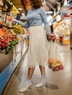 Nylonsocken Kristallblau -Dedoles Crystal Blue 5