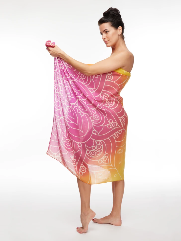 Lustiger Strandpareo Sonniges Mandala 4 Lustiger Strandpareo Sonniges Mandala – Bild 2