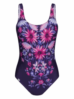 Lustiger Einteiliger Damenbadeanzug Blumengeist
