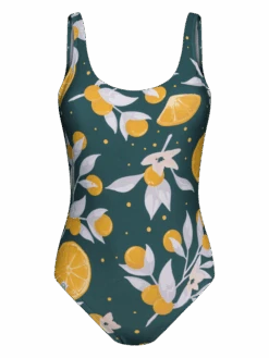 Lustiger Einteiliger Damenbadeanzug Orangen