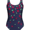 Lustiger Einteiliger Damenbadeanzug Süße Kirschen 1 Lustiger Einteiliger Damenbadeanzug Süße Kirschen -Dedoles D F BW SW OPS C 1586 1