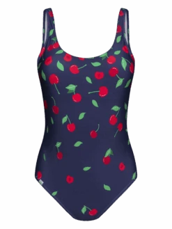 Lustiger Einteiliger Damenbadeanzug Süße Kirschen