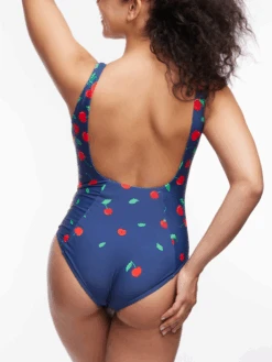 Lustiger Einteiliger Damenbadeanzug Süße Kirschen -Dedoles D F BW SW OPS C 1586 3