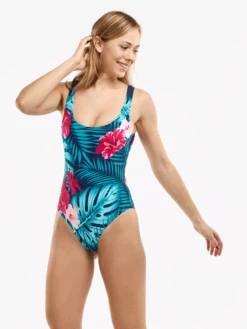 Lustiger Einteiliger Badeanzug Tropisches Paradies -Dedoles D F BW SW OPS C 1639 2