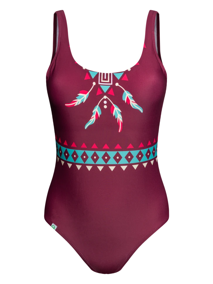 Lustiger Einteiliger Badeanzug Aztekischer Schmuck 3 Lustiger Einteiliger Badeanzug Aztekischer Schmuck