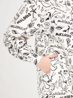 Lustiges Hemdkleid Miklosko & Dedoles -Dedoles D F SCL AP SD C 1216 ONE 4