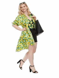 Lustiges Hemdkleid Zitronen