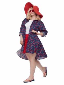 Lustiges Hemdkleid Kirschen