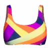 Lustiges Sportliches Bikinioberteil Regenbogenfarben -Dedoles D F SCL S BLT C 1801 1