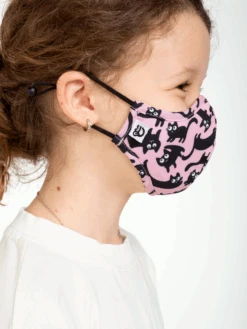 Lustige Antibakterielle Gesichtsmaske Für Kinder Rosa Katzen 9 Lustige Antibakterielle Gesichtsmaske Für Kinder Rosa Katzen -Dedoles D K AC AFM C PS 079 4