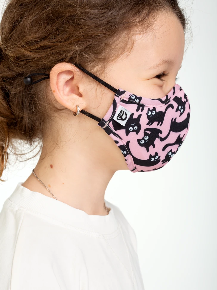 Lustige Antibakterielle Gesichtsmaske Für Kinder Rosa Katzen 6 Lustige Antibakterielle Gesichtsmaske Für Kinder Rosa Katzen – Bild 4