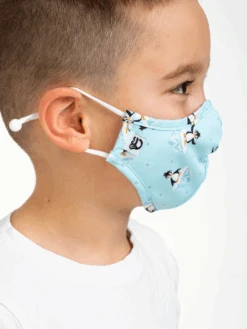 Lustige Antibakterielle Gesichtsmaske Für Kinder Fröhlicher Pinguin -Dedoles D K AC AFM C PS 207 4