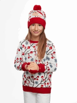 Lustige Strickhandschuhe Für Kinder Winterbeeren -Dedoles D K AC GL C KN 1384 2