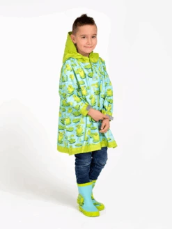 Lustiger Regenmantel Für Kinder Frosch Und Seerosen -Dedoles D K AC RCT C PS 1540 3