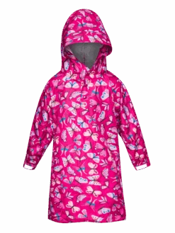 Lustiger Regenmantel Für Kinder Rosa Schmetterlinge