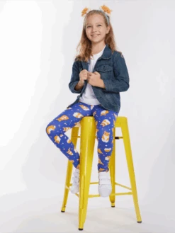 Lustige Leggings Aus Biobaumwolle Für Mädchen Hamster -Dedoles D K AW LG C C 1128 4