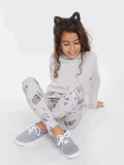 Lustige Leggings Aus Biobaumwolle Für Mädchen Waschbär -Dedoles D K AW LG C C 179 4