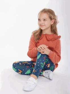 Lustige Leggings Aus Biobaumwolle Für Mädchen Rotfuchs -Dedoles D K AW LG C C 199 4