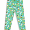 Lustige Leggings Aus Biobaumwolle Für Mädchen Fröhlicher Hund -Dedoles D K AW LG C C 211 1