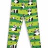 Lustige Leggings Aus Biobaumwolle Für Mädchen Panda Und Streifen -Dedoles D K AW LG C C 249 1