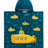 Lustiger Strandponcho Für Kinder Gelbes U-Boot -Dedoles D K BW AC TP C 1597 ONE 1
