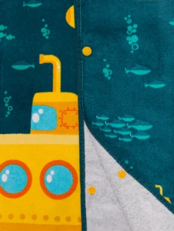 Lustiger Strandponcho Für Kinder Gelbes U-Boot -Dedoles D K BW AC TP C 1597 ONE 3