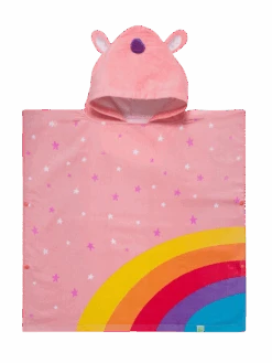 Lustiger Strandponcho Für Kinder Buntes Einhorn