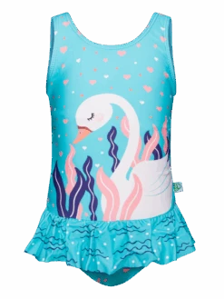 Lustiger Badeanzug Für Mädchen Wunderschöner Schwan