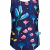 Lustiger Badeanzug Für Mädchen Aquarell-Blumen -Dedoles D K BW OPS C RP 1797 1