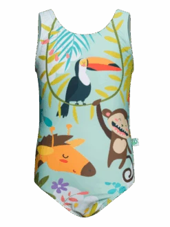 Lustiger Badeanzug Für Mädchen Sommerdschungel