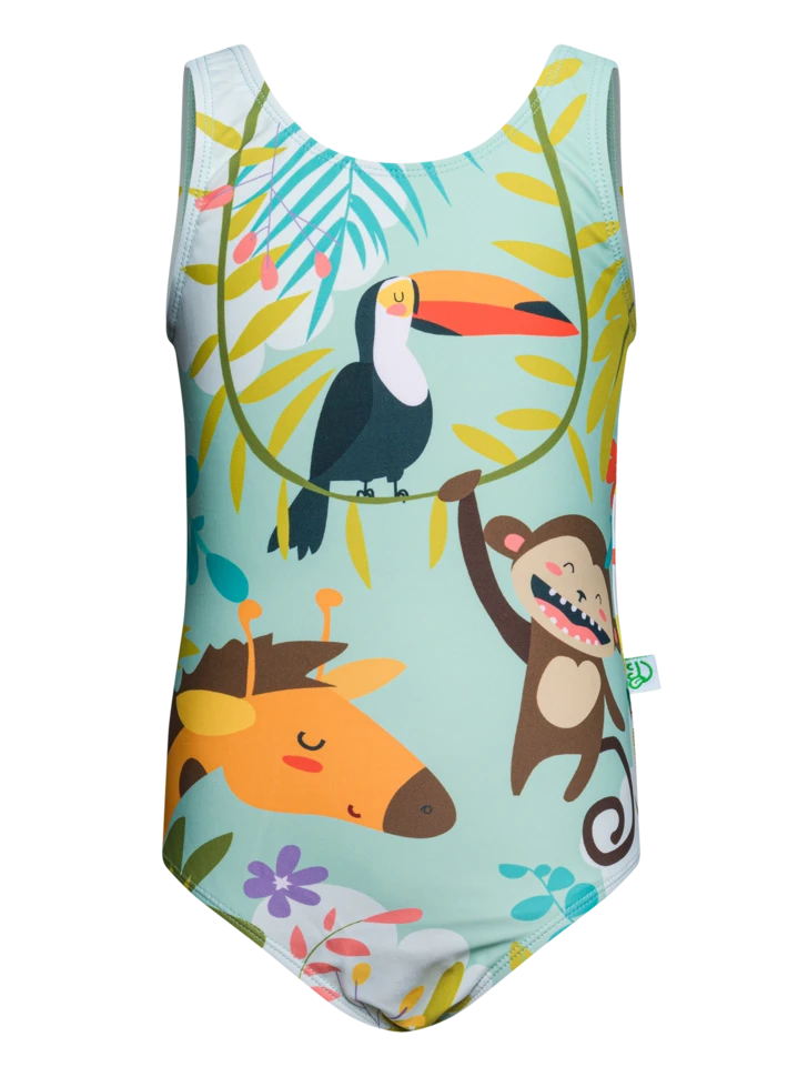 Lustiger Badeanzug Für Mädchen Sommerdschungel 3 Lustiger Badeanzug Für Mädchen Sommerdschungel