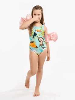 Lustiger Badeanzug Für Mädchen Sommerdschungel 11 Lustiger Badeanzug Für Mädchen Sommerdschungel -Dedoles D K BW OPS C RP 1805 2