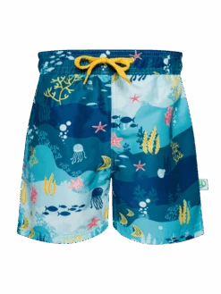 Lustige Badeshorts Für Jungen Korallenwelt