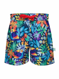 Lustige Badeshorts Für Jungen Tukan Im Dschungel