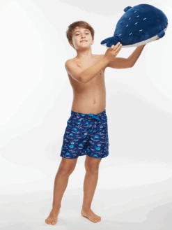 Lustige Badeshorts Für Jungen Glücklicher Wal -Dedoles D K BW SSH C RP 1601 3