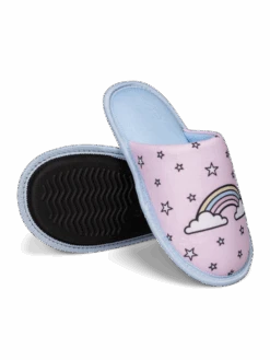 Lustige Hausschuhe Für Kinder Regenbogen-Einhorn -Dedoles D K F KS C T 204 3