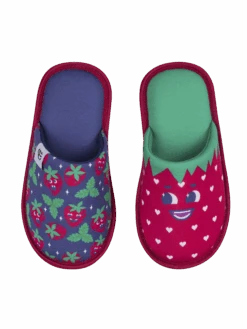 Lustige Hausschuhe Für Kinder Glückliche Erdbeeren