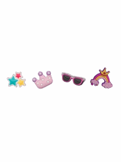 Abnehmbare Anstecker Für Kinder 4er-Pack Prinzessin