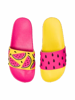 Lustige Pantoletten Für Kinder Saftige Wassermelone