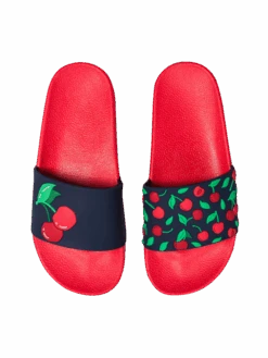 Lustige Pantoletten Für Kinder Süße Kirschen