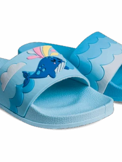 Lustige Pantoletten Für Kinder Glücklicher Wal -Dedoles D K F SD C PVC 1601 3