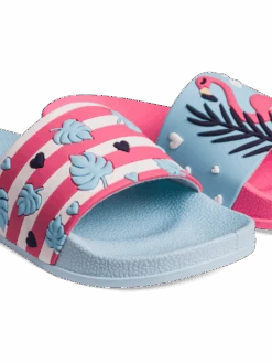 Lustige Pantoletten Für Kinder Liebes-Flamingos -Dedoles D K F SD C PVC 206 3