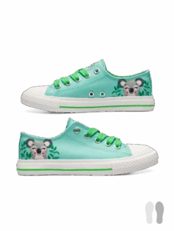 Lustige Canvas-Schuhe Für Kinder Fröhlicher Koala -Dedoles D K F SH CS C 1448 3
