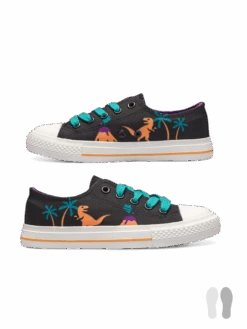 Lustige Canvas-Schuhe Für Kinder Dinos Und Vulkane -Dedoles D K F SH CS C 1790 3