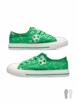 Lustige Canvas-Schuhe Für Kinder Fußballplatz -Dedoles D K F SH CS C 1849 2